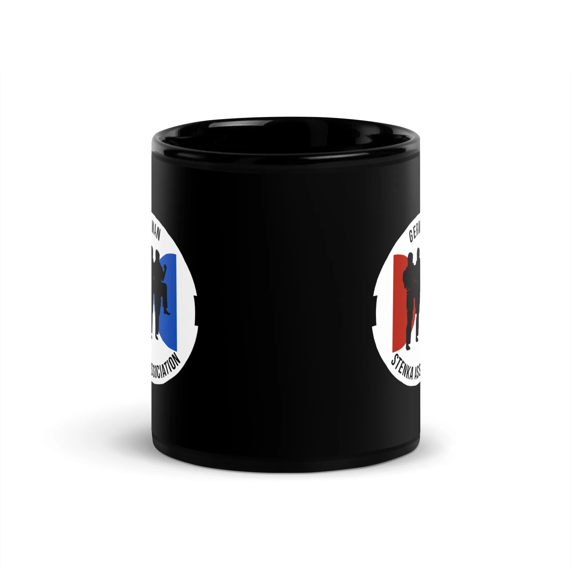 Schwarze glänzende Tasse – Bild 3