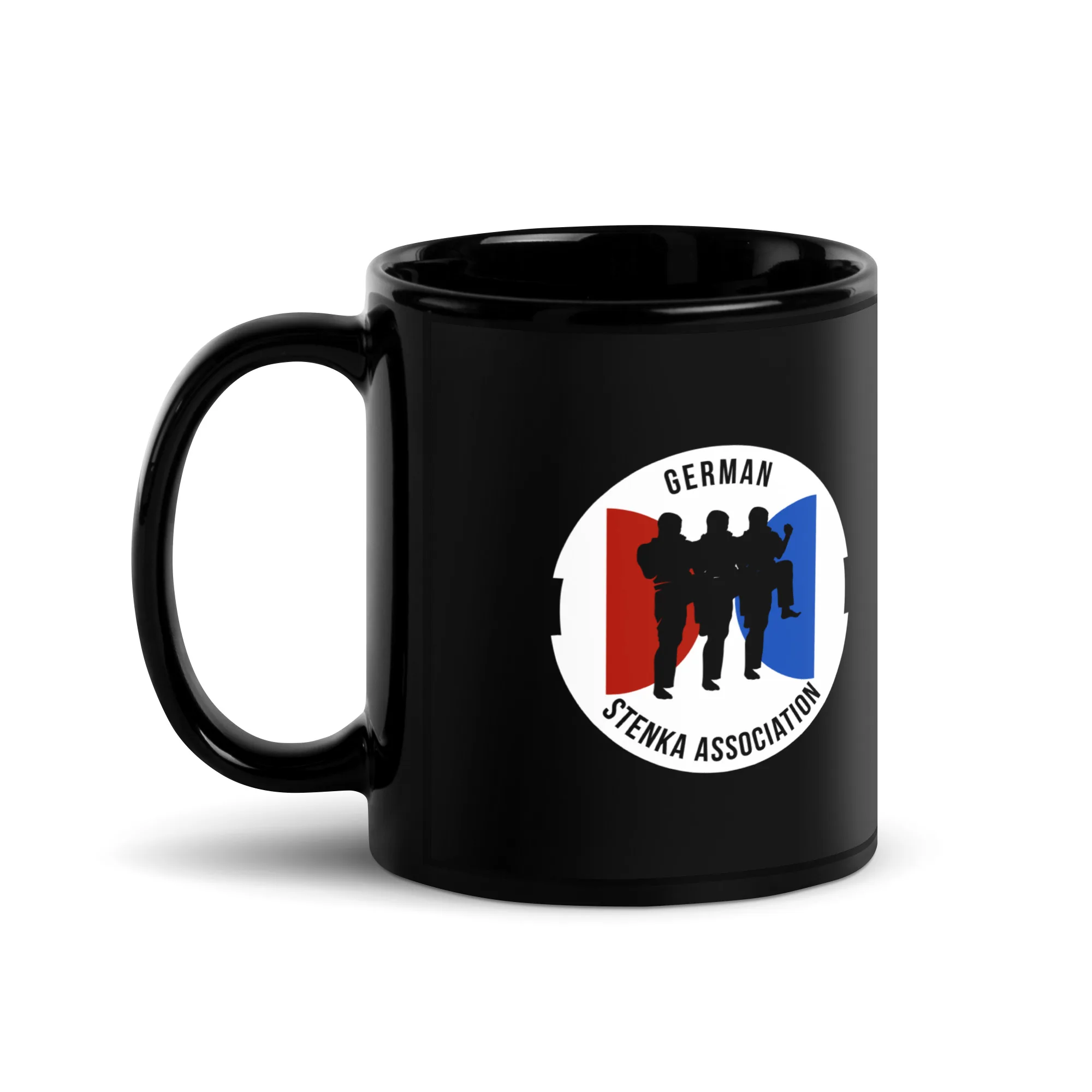 Schwarze glänzende Tasse – Bild 2