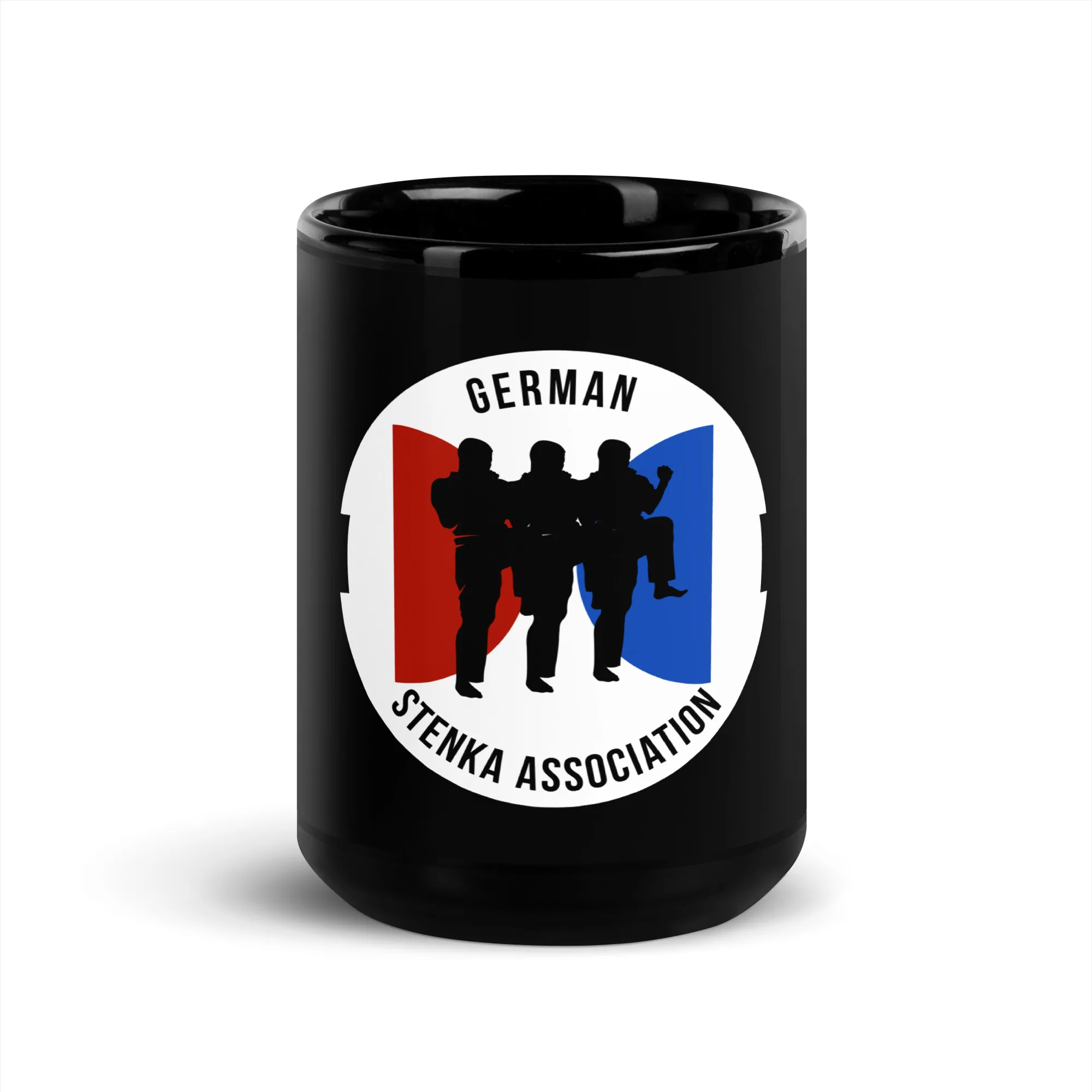 Schwarze glänzende Tasse – Bild 6