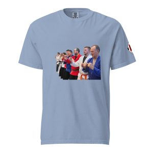 Schweres textilgefärbtes Unisex-T-Shirt